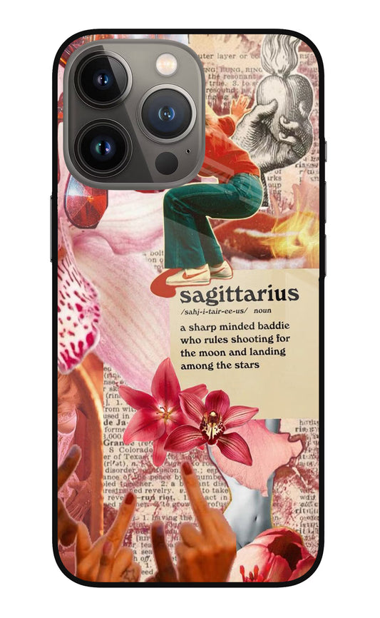 Sagittarius Zodiac iPhone 13 Pro Max Glass Case
