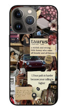 Taurus Zodiac iPhone 13 Pro Max Glass Case
