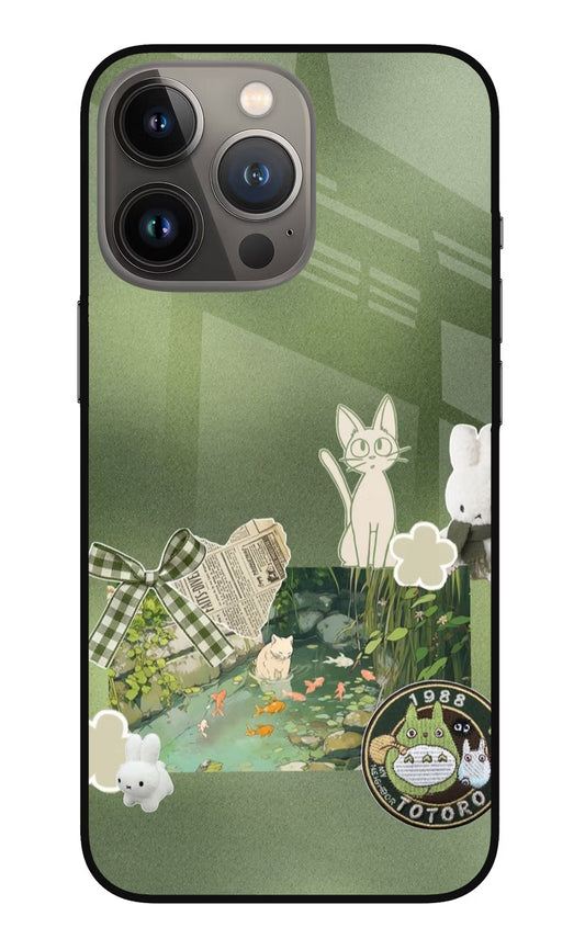 Aesthetic anime iPhone 13 Pro Max Glass Case