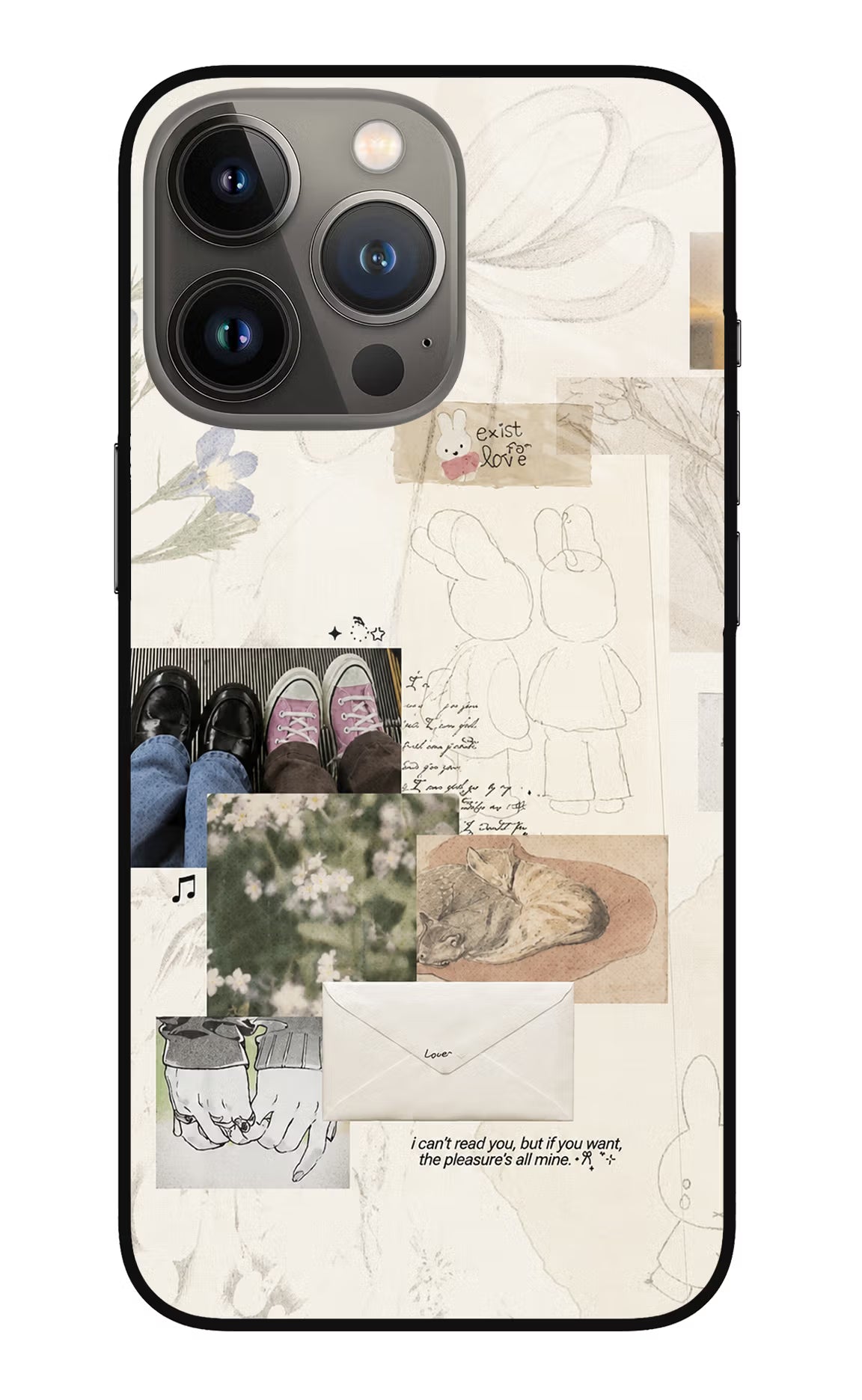 Soft Aesthetic iPhone 13 Pro Max Glass Case