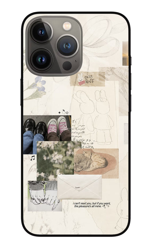 Soft Aesthetic iPhone 13 Pro Max Glass Case