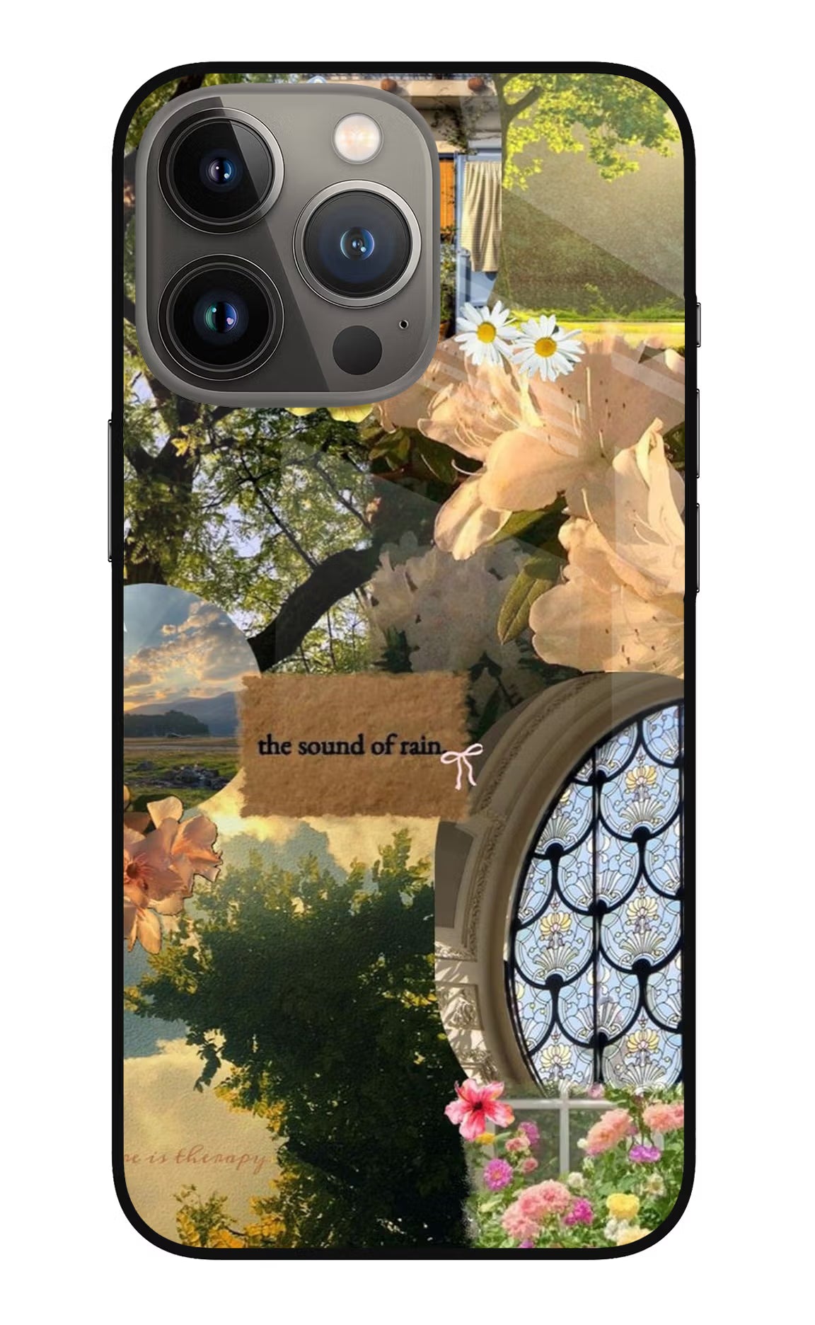Rain iPhone 13 Pro Max Glass Case