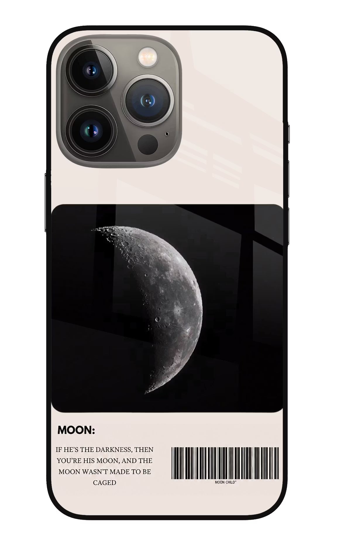 Moon Phase iPhone 13 Pro Max Glass Case
