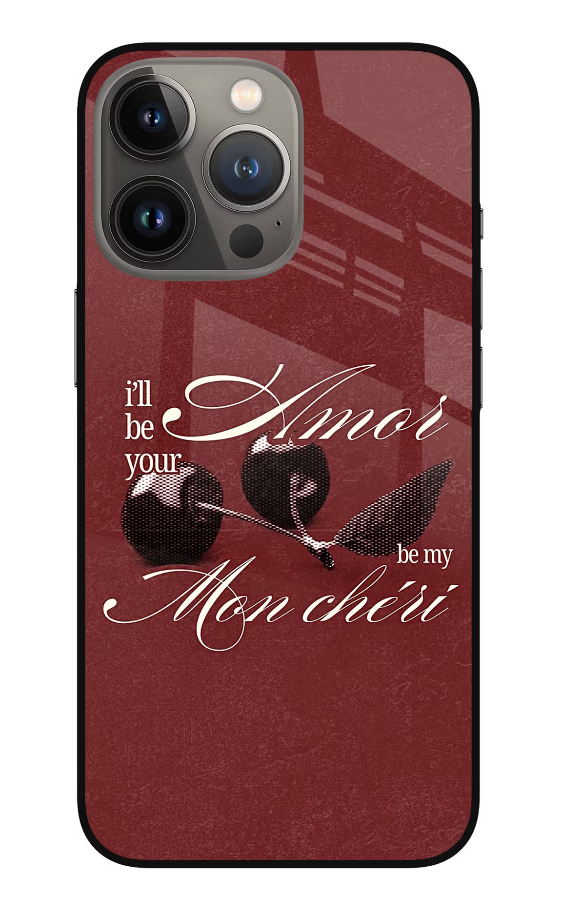 Velvet Cherry iPhone 13 Pro Max Glass Case