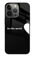 This World iPhone 13 Pro Max Glass Case