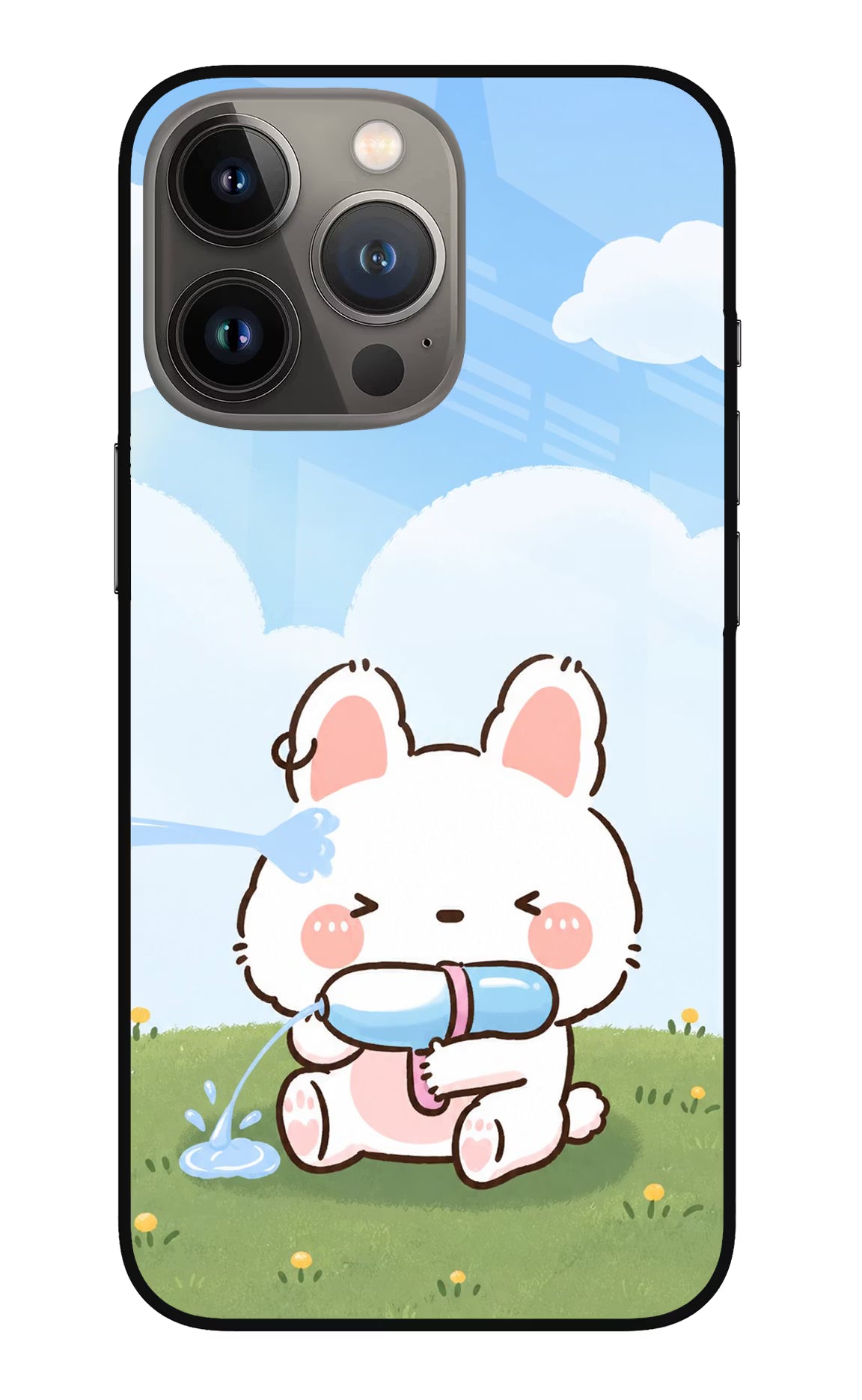 Bunny Treat iPhone 13 Pro Max Glass Case