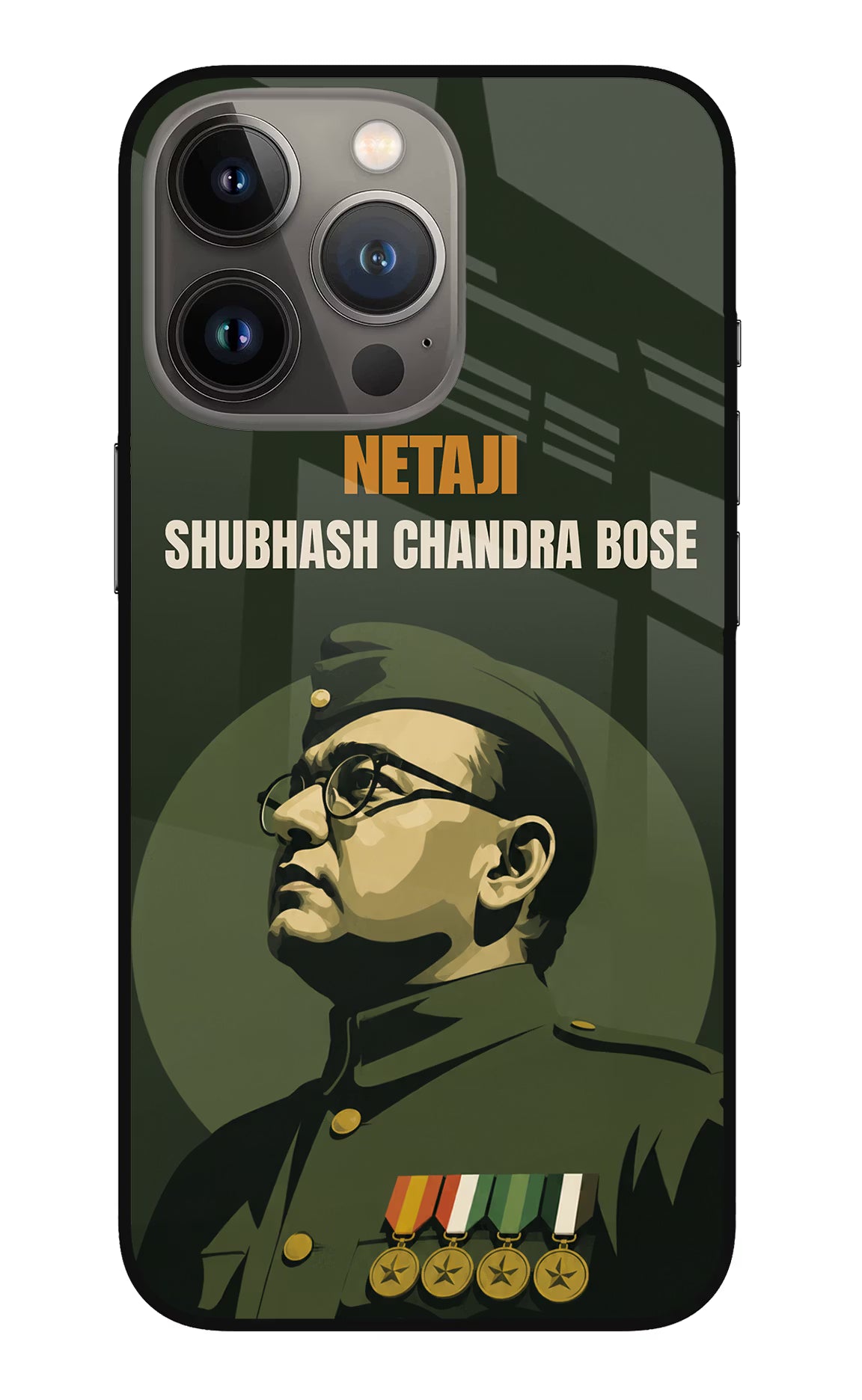 Netaji Legacy iPhone 13 Pro Max Glass Case