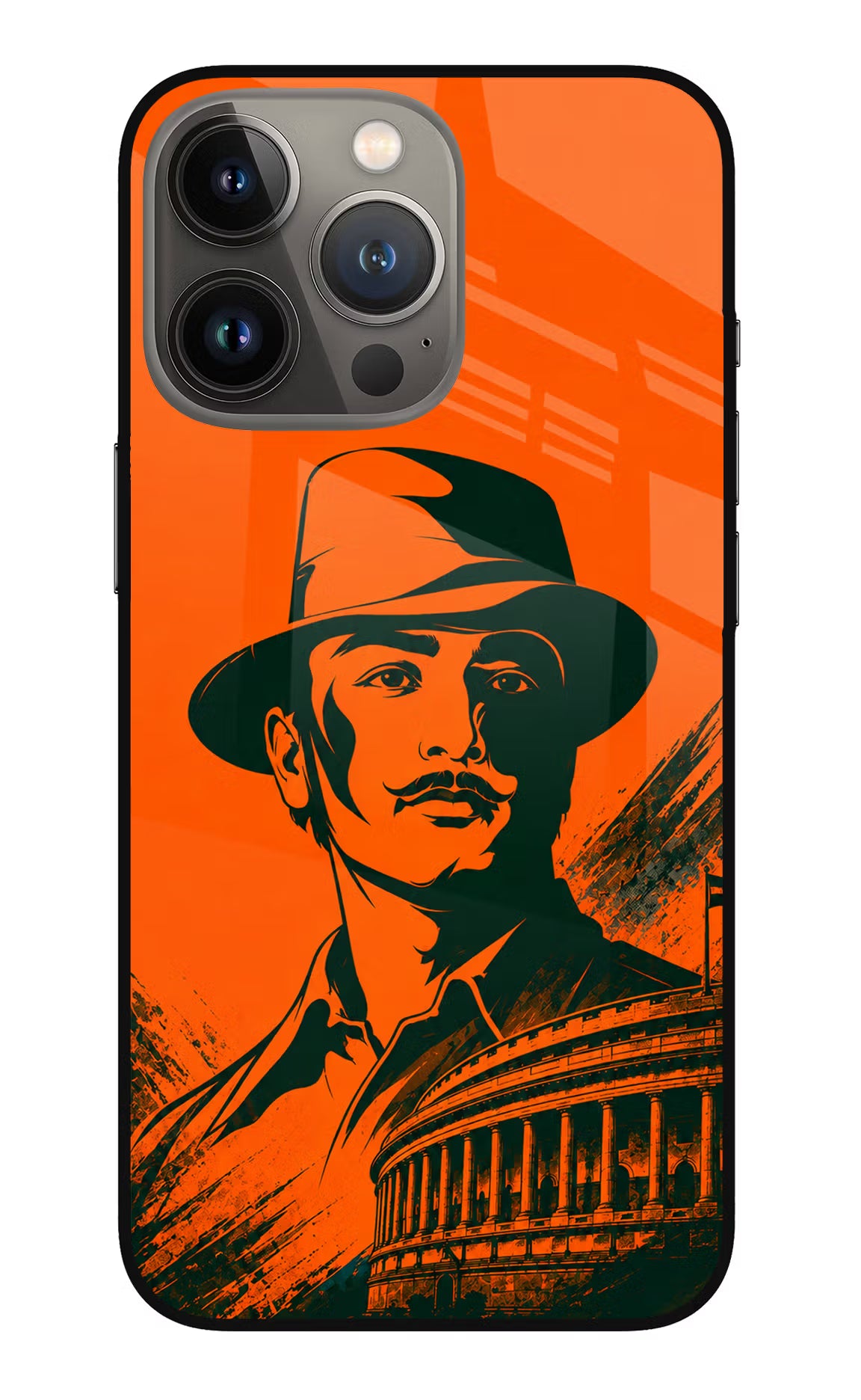 Bhagat Singh Legacy iPhone 13 Pro Max Glass Case