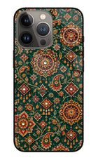 Green Pataka iPhone 13 Pro Max Glass Case