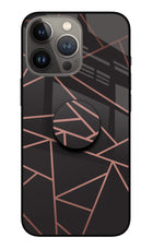 Geometric Pattern iPhone 13 Pro Max Glass Case
