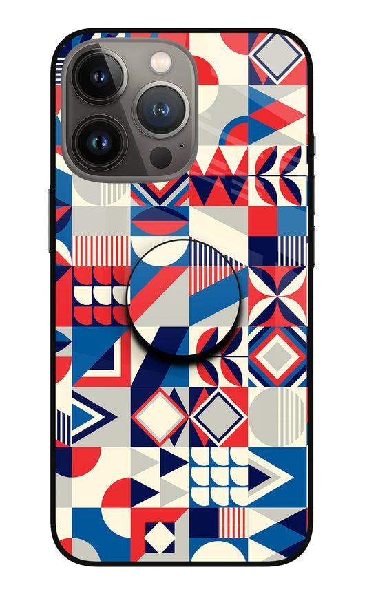 Colorful Pattern iPhone 13 Pro Max Glass Case