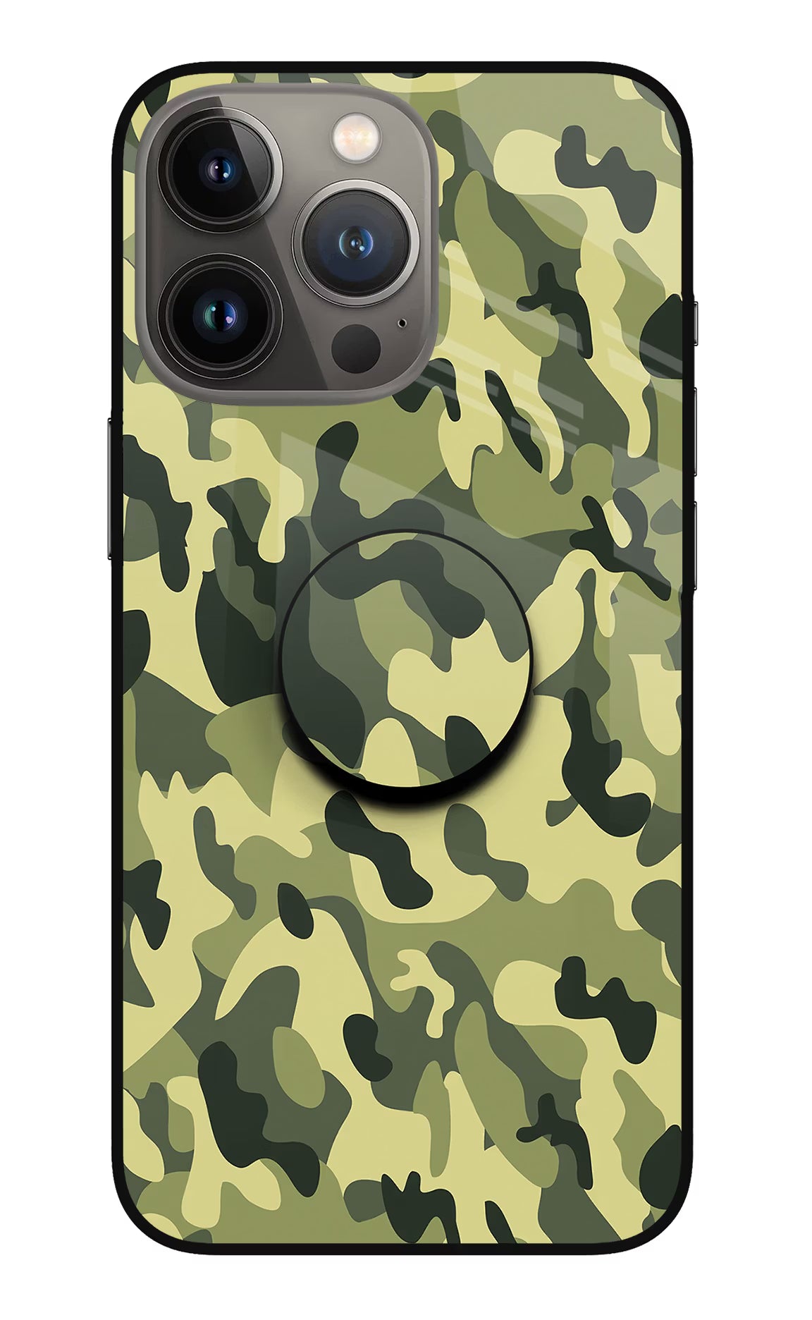 Camouflage iPhone 13 Pro Max Pop Case by Casekaro