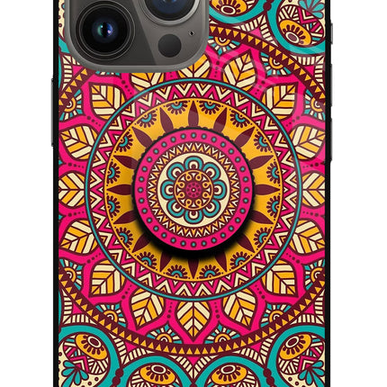 Mandala iPhone 13 Pro Max Glass Case