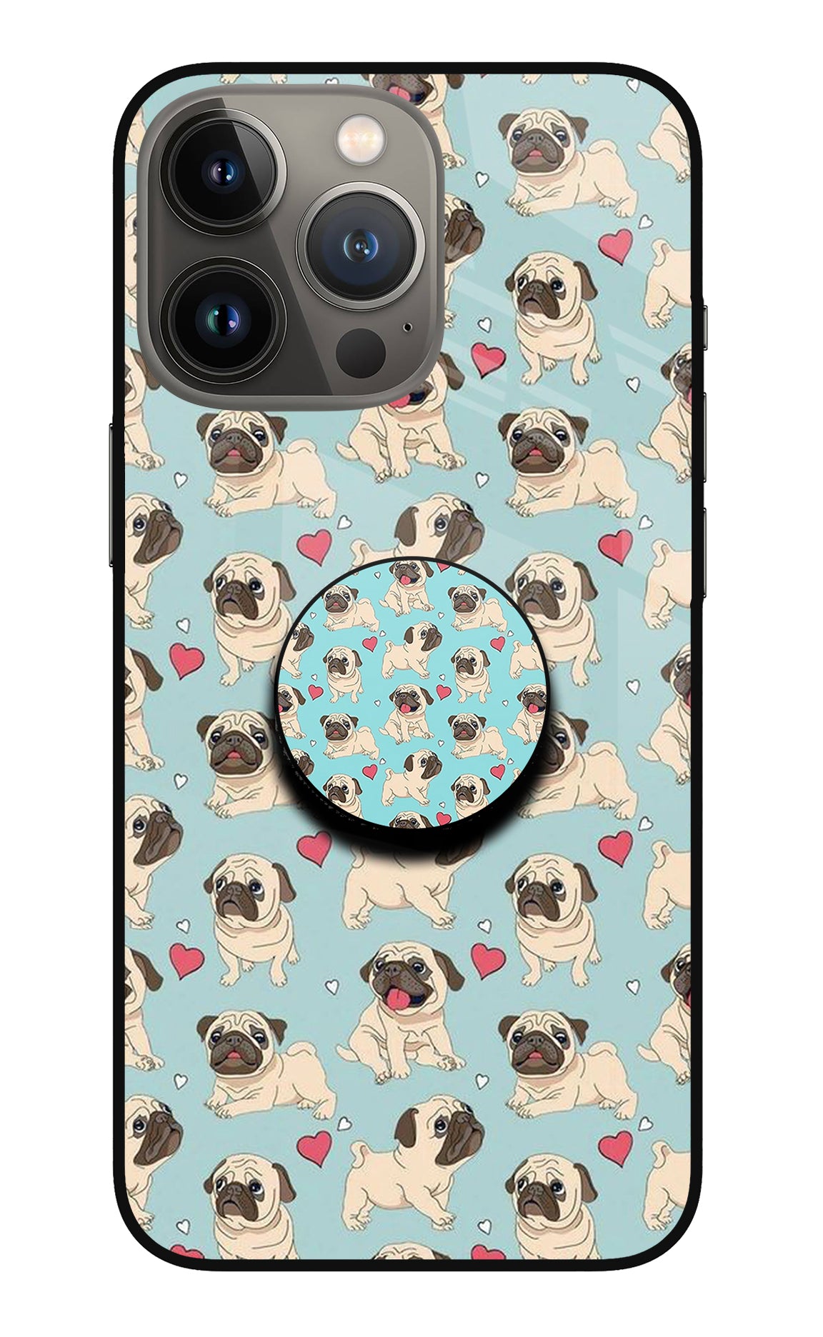 Pug Dog iPhone 13 Pro Max Pop Case