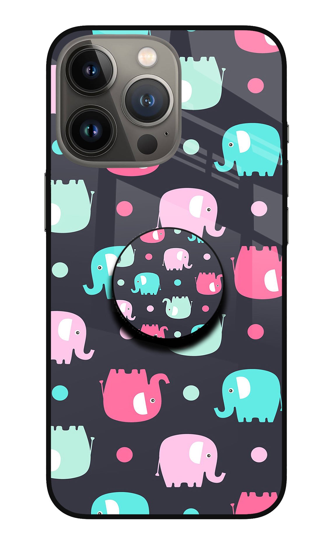 Baby Elephants iPhone 13 Pro Max Pop Case