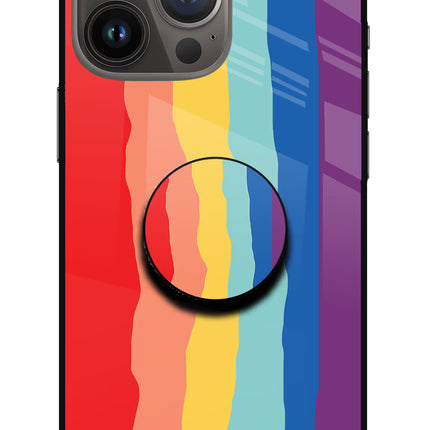 Rainbow iPhone 13 Pro Max Glass Case