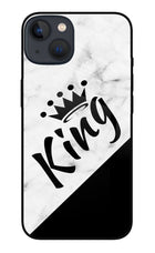 King iPhone 13 Mini Glass Case Back Cover by Casekaro