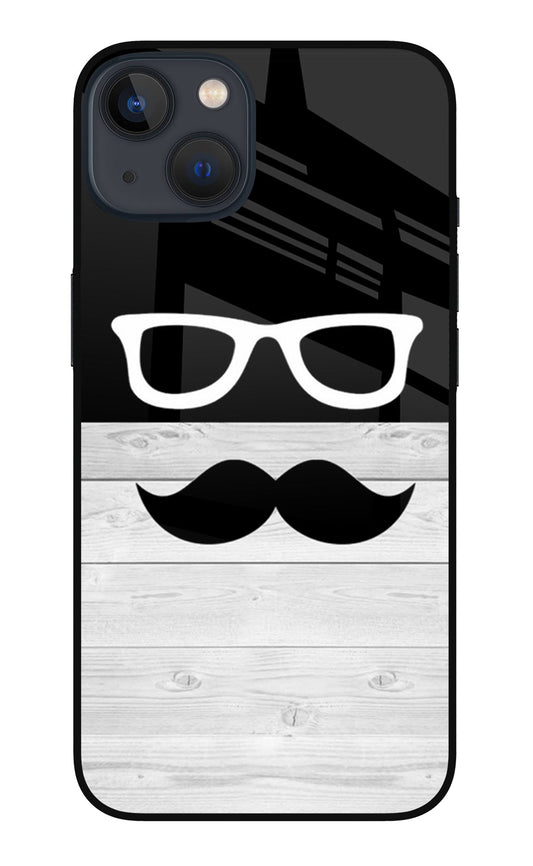 Mustache iPhone 13 Mini Glass Case
