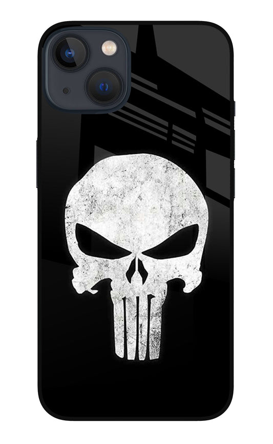 Punisher Skull iPhone 13 Mini Glass Case