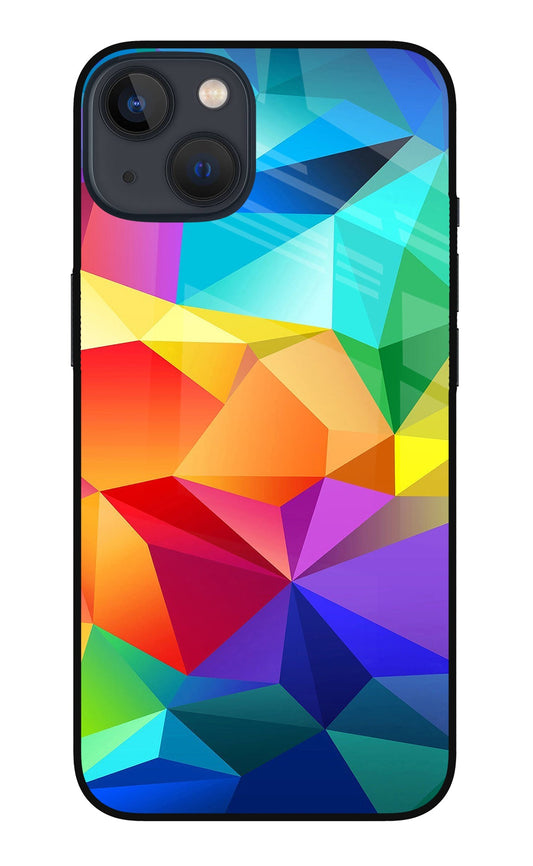 Abstract Pattern iPhone 13 Mini Glass Case