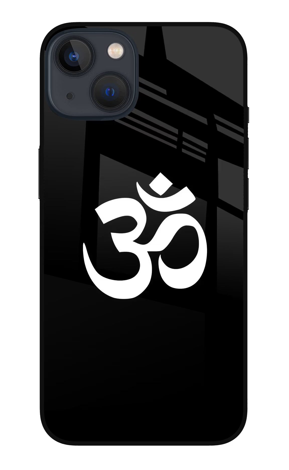 Om iPhone 13 Mini Glass Case Back Cover by Casekaro