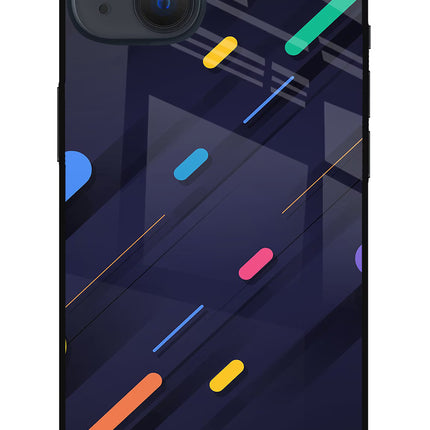 Abstract Design iPhone 13 Mini Glass Case