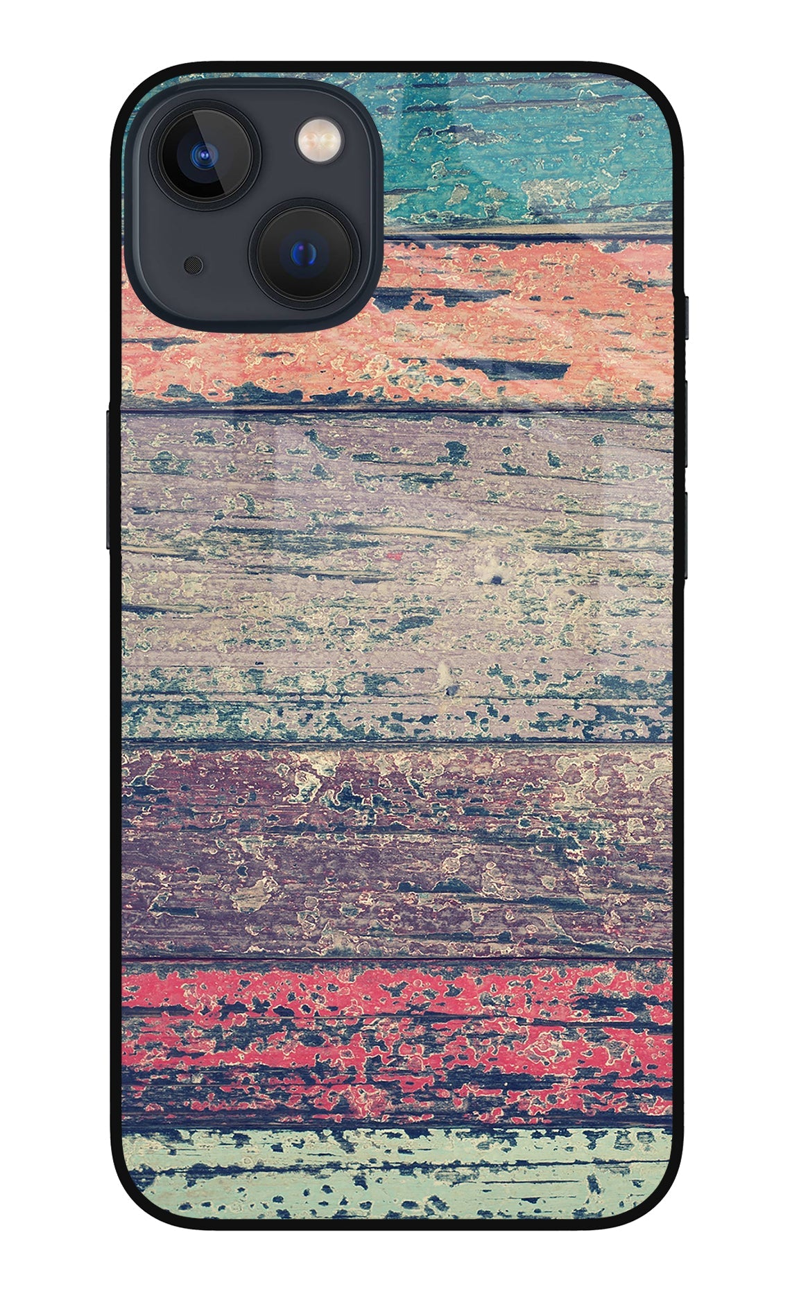 Colourful Wall iPhone 13 Mini Glass Case
