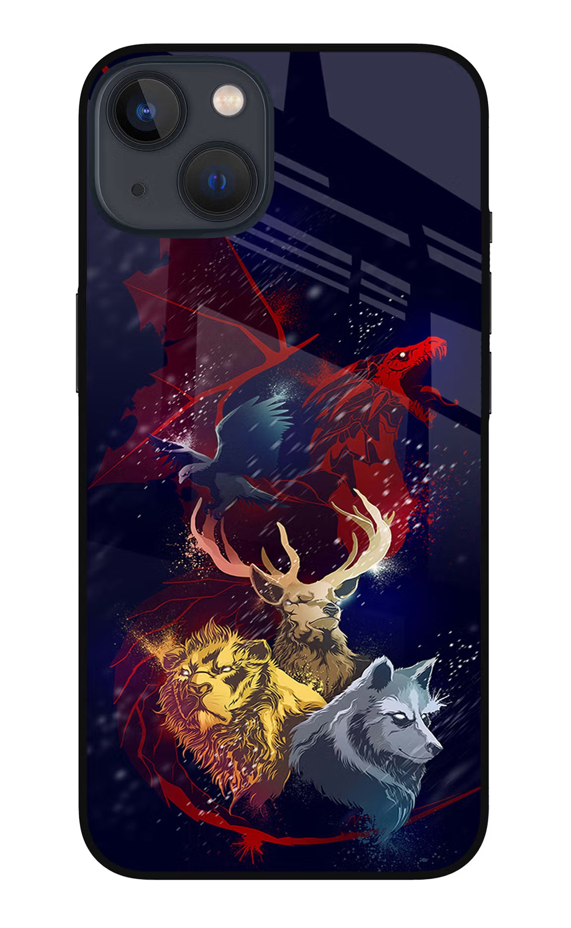 Game Of Thrones iPhone 13 Mini Glass Case Back Cover by Casekaro