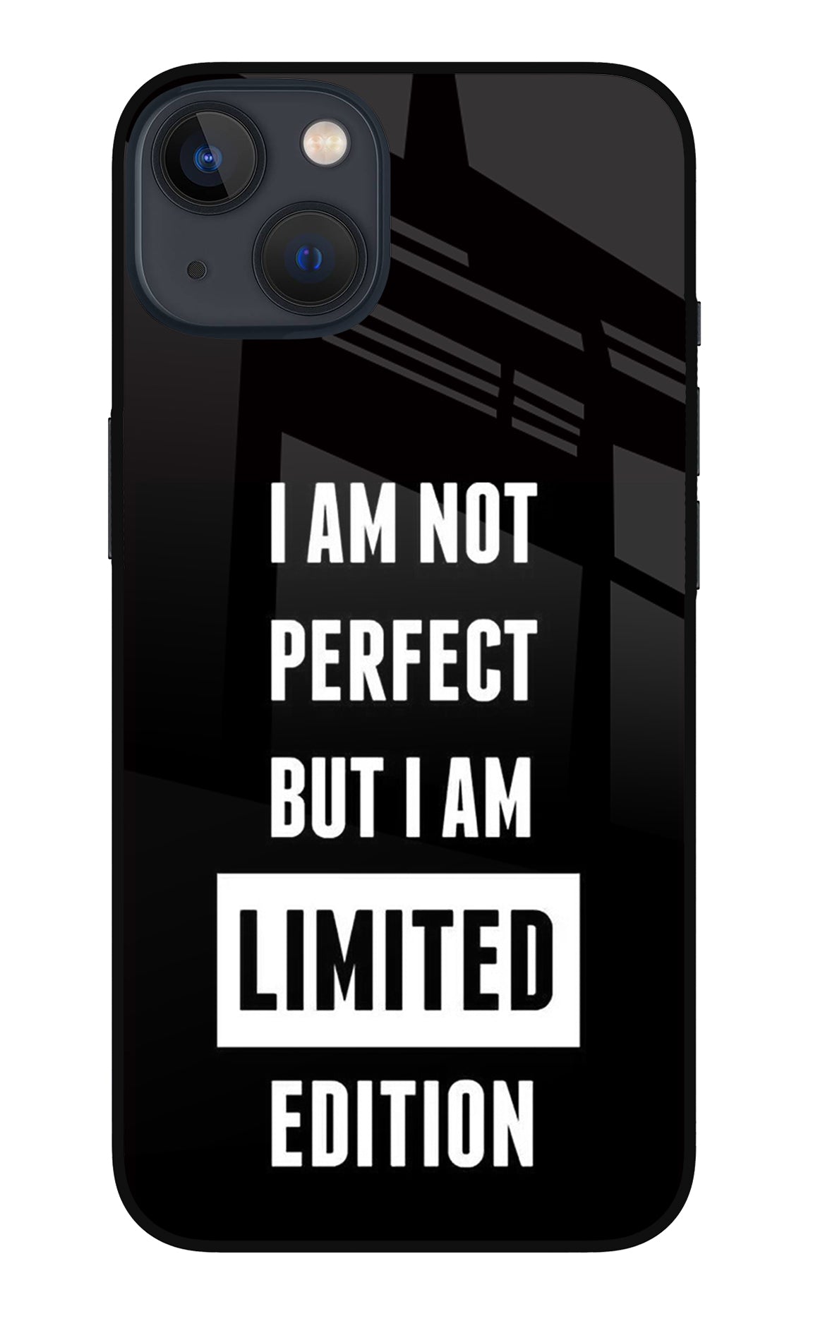 I Am Not Perfect But I Am Limited Edition iPhone 13 Mini Glass Case