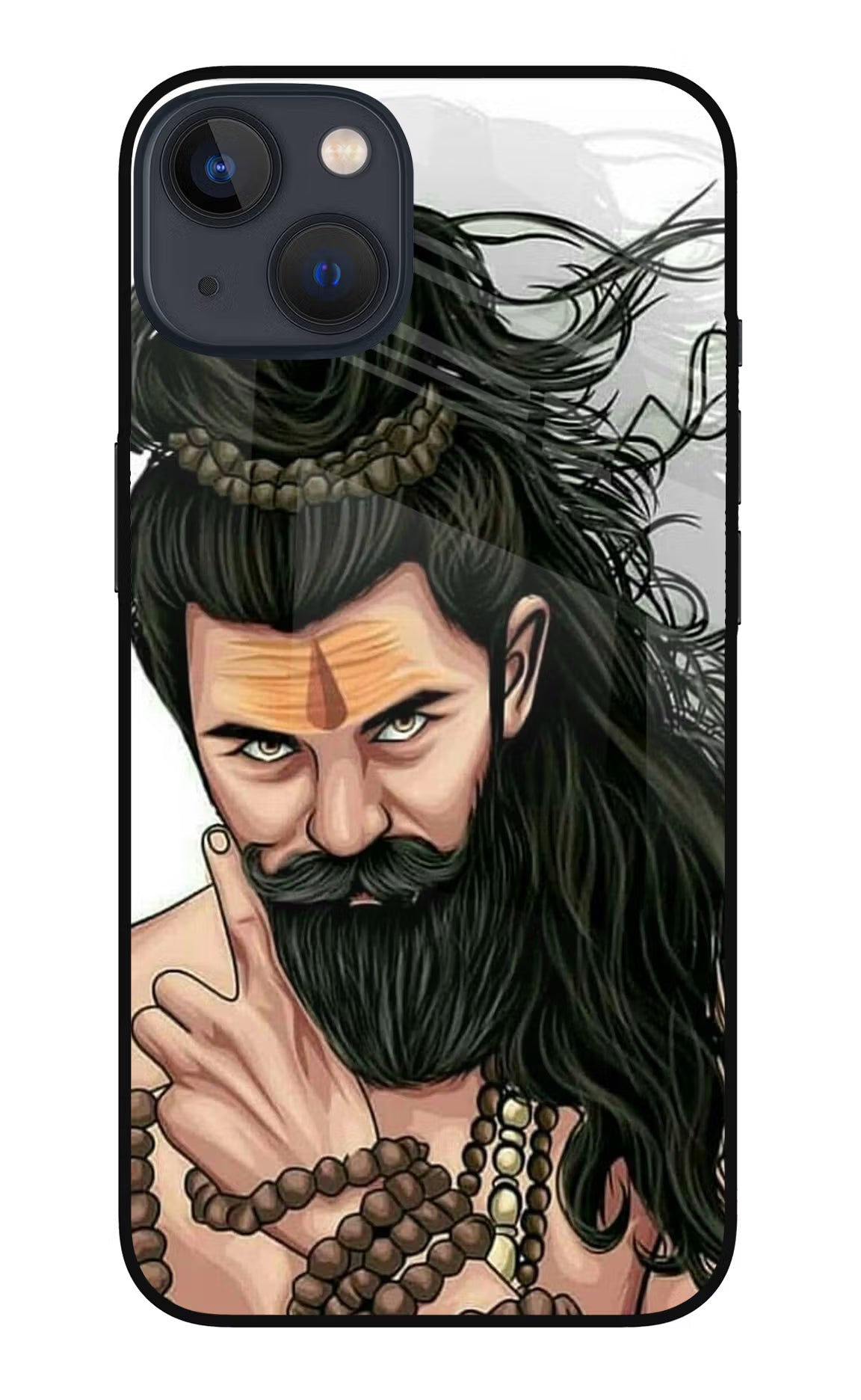 Mahadev iPhone 13 Mini Glass Case Back Cover by Casekaro