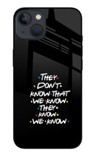 FRIENDS Dialogue iPhone 13 Mini Glass Case