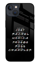 FRIENDS Character iPhone 13 Mini Glass Case