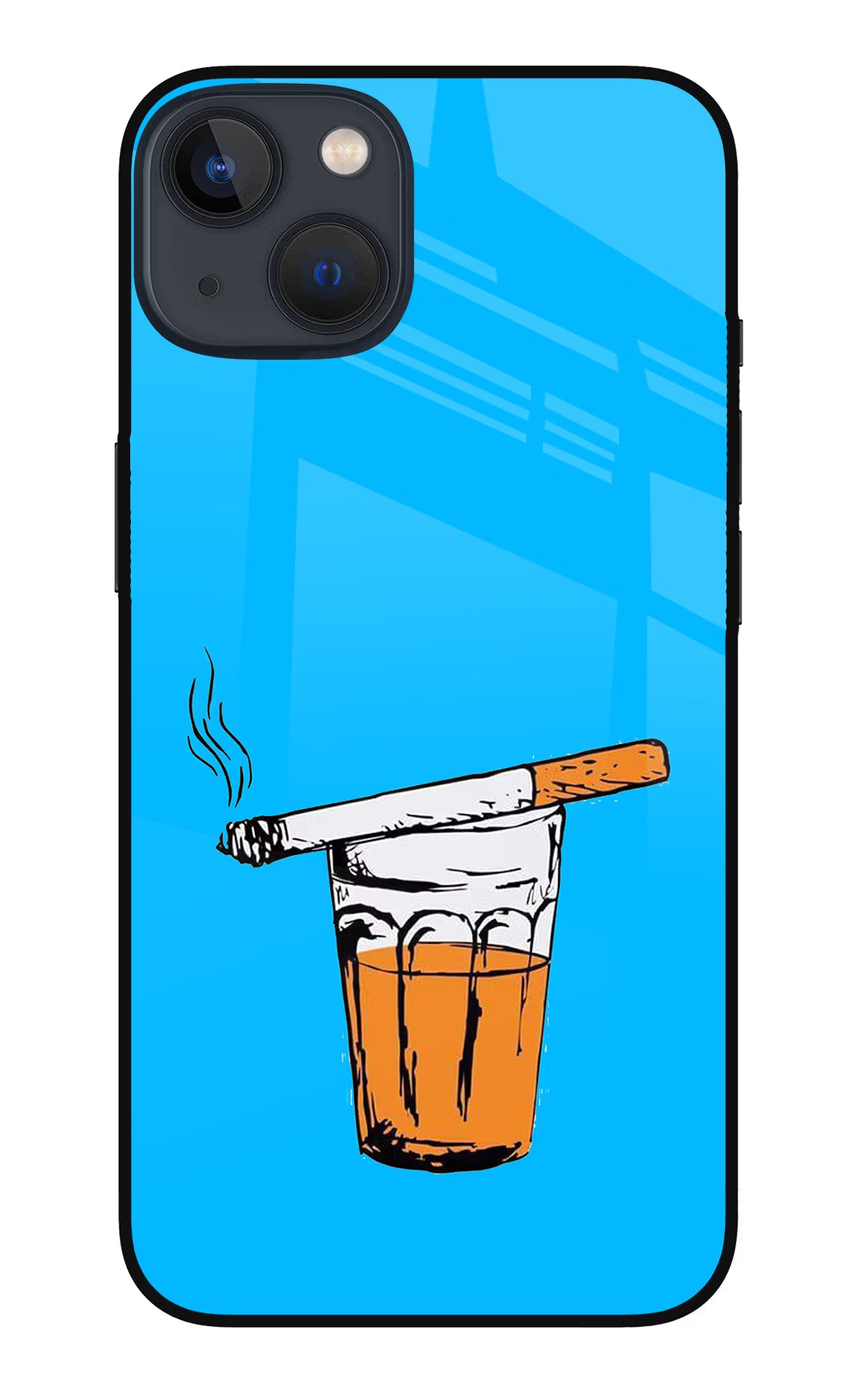Chai Sutta iPhone 13 Mini Glass Case Back Cover by Casekaro
