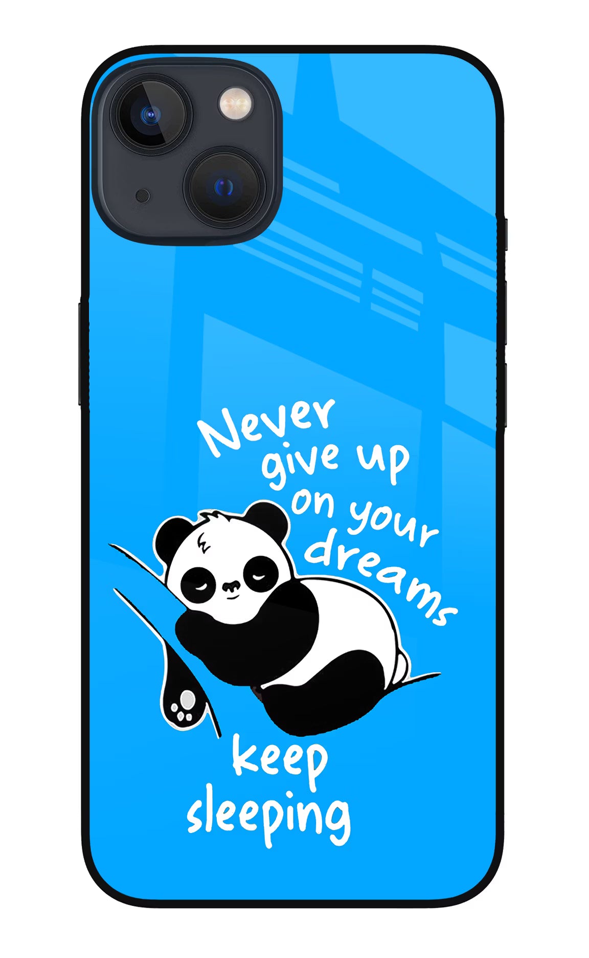 Keep Sleeping iPhone 13 Mini Glass Case Back Cover by Casekaro