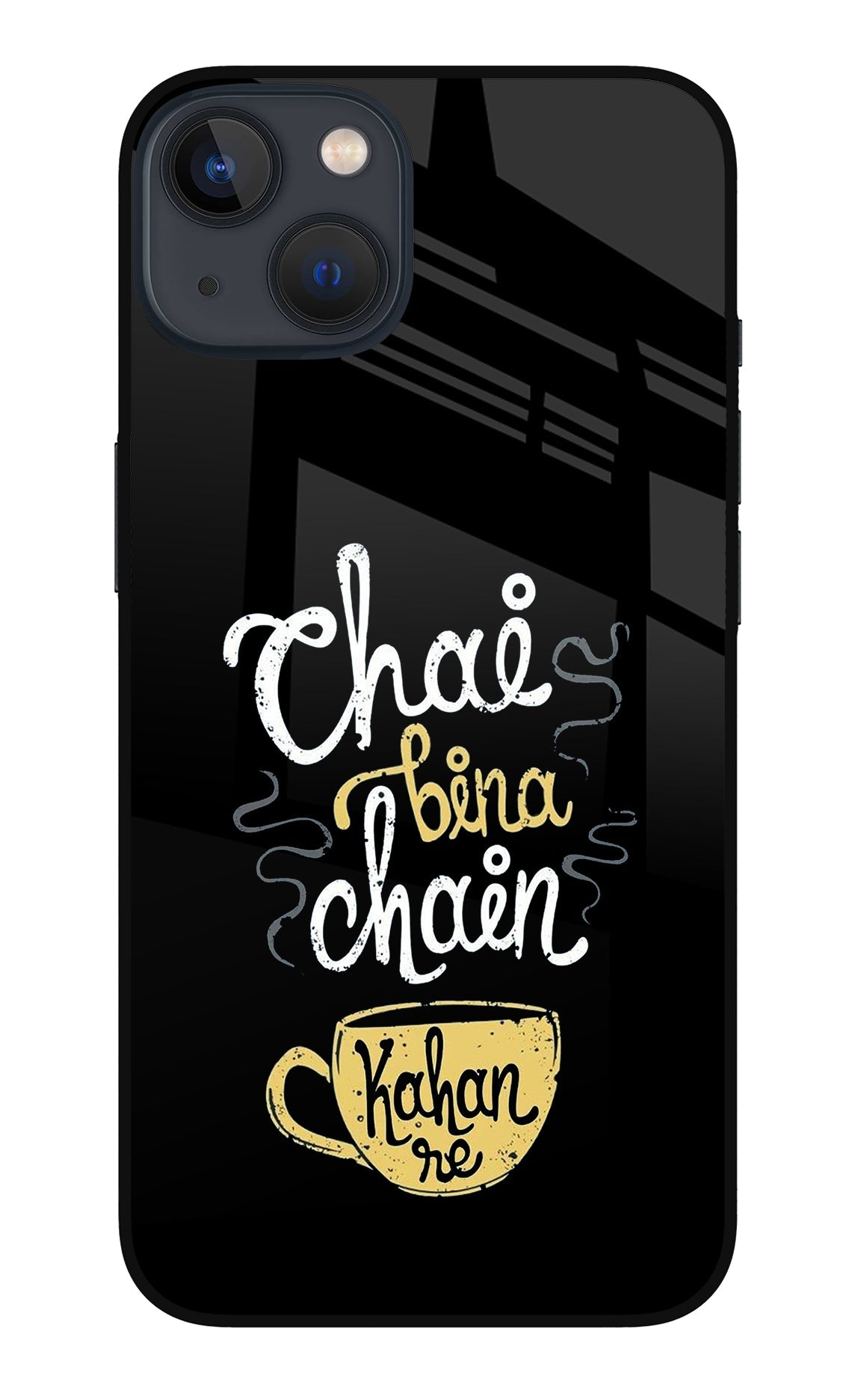 Chai Bina Chain Kaha Re iPhone 13 Mini Glass Case