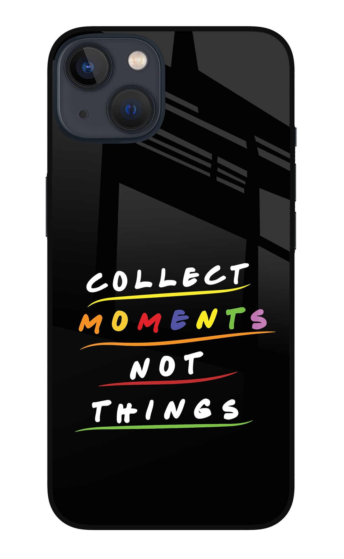 Collect Moments Not Things iPhone 13 Mini Back Cover