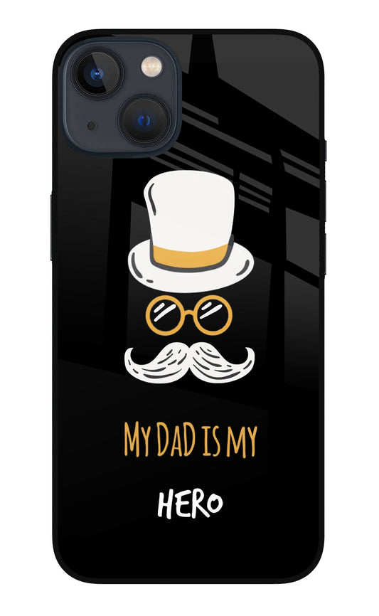 My Dad Is My Hero iPhone 13 Mini Glass Case