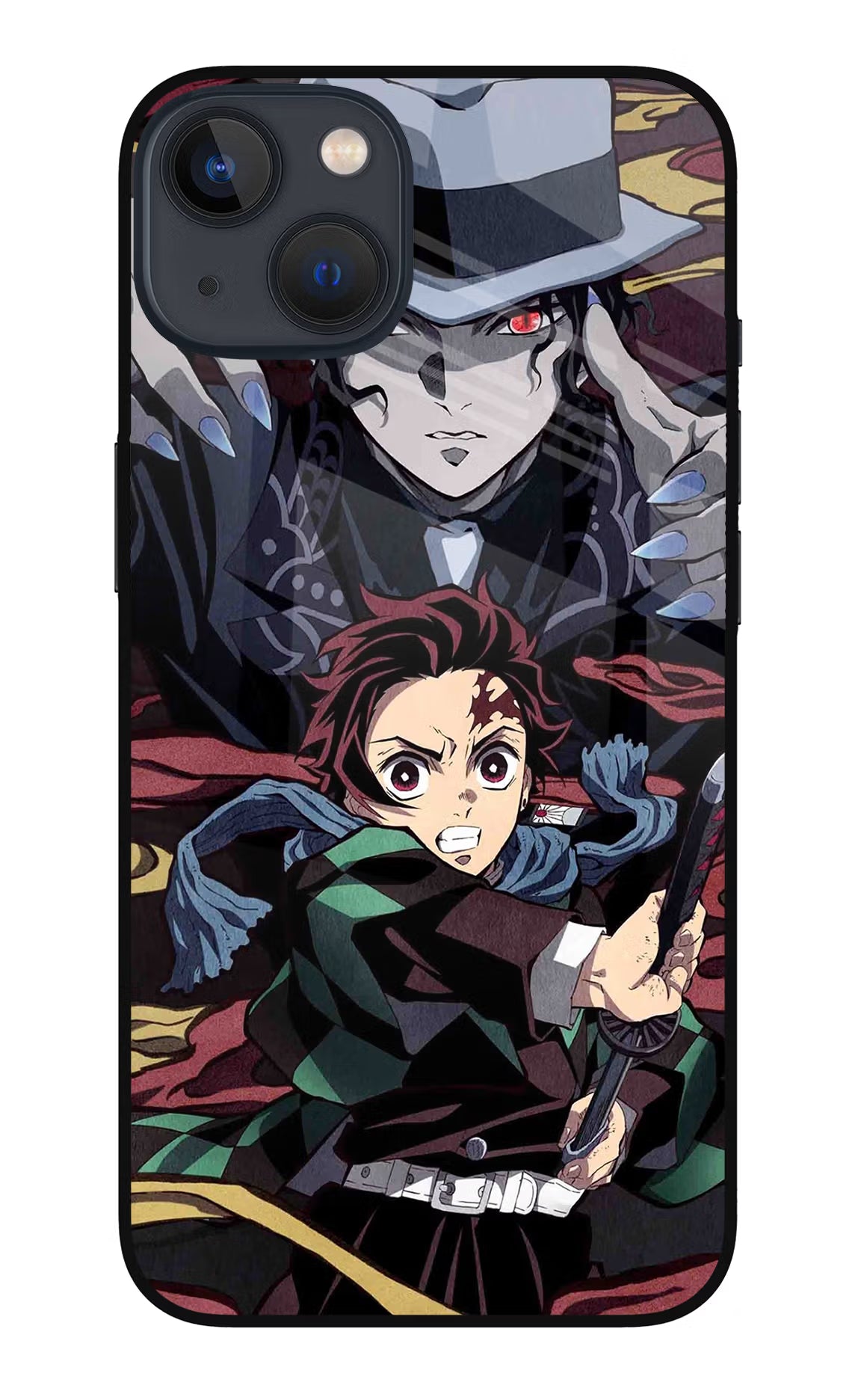 Demon Slayer iPhone 13 Mini Glass Case Back Cover by Casekaro