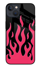 Fire Flames iPhone 13 Mini Glass Case Back Cover by Casekaro