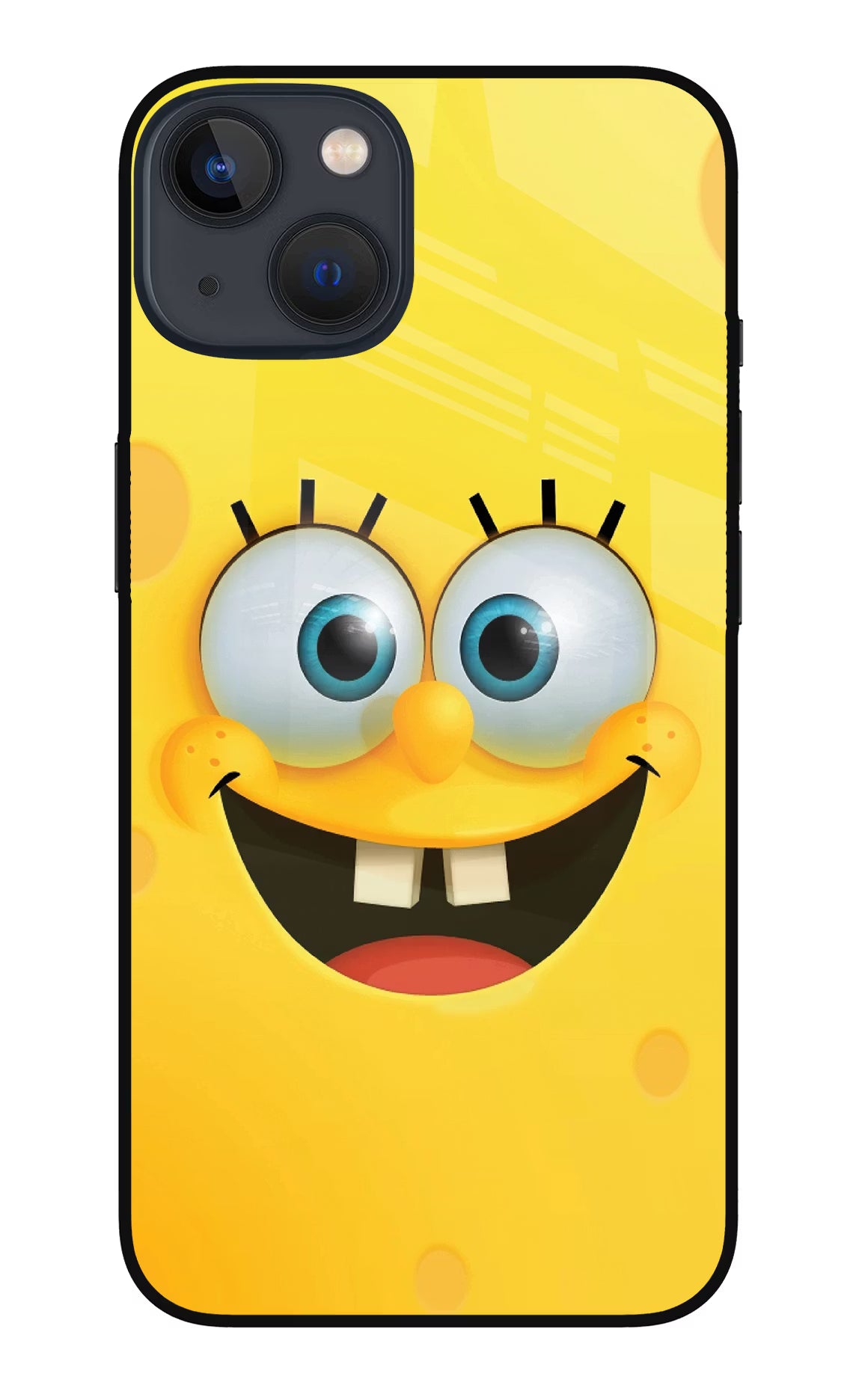 Sponge 1 iPhone 13 Mini Glass Case Back Cover by Casekaro