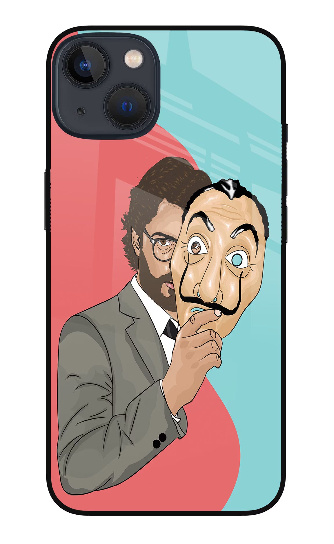 Professor iPhone 13 Mini Glass Case Back Cover by Casekaro
