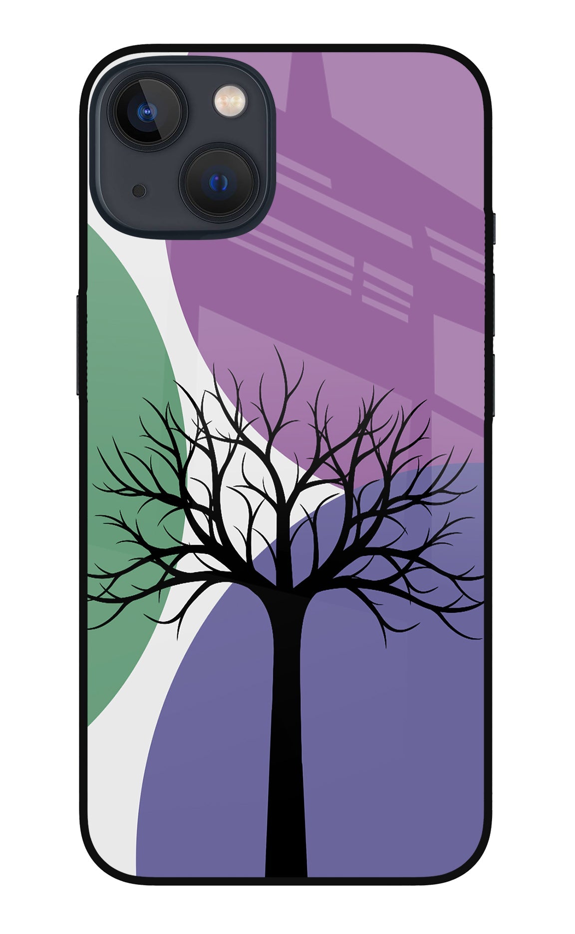 Tree Art iPhone 13 Mini Glass Case