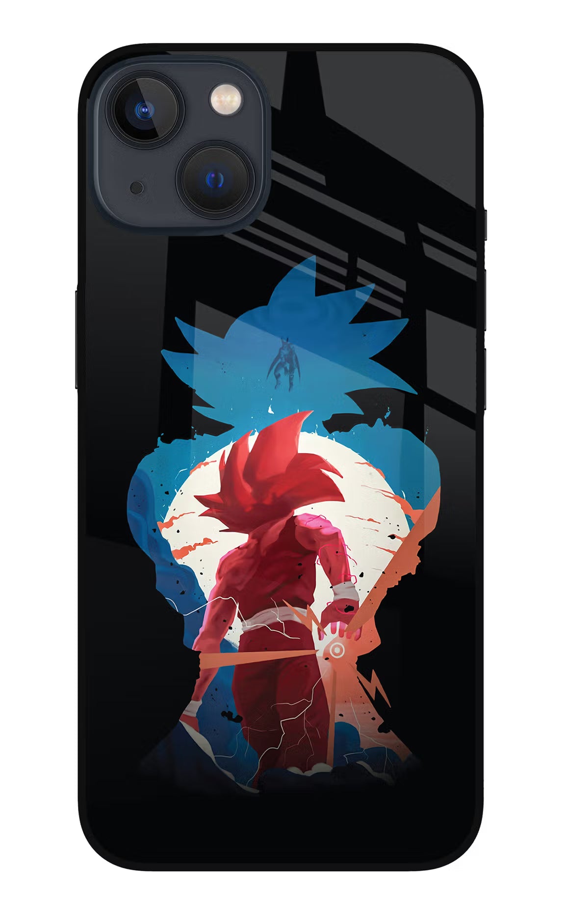 Goku iPhone 13 Mini Glass Case Back Cover by Casekaro