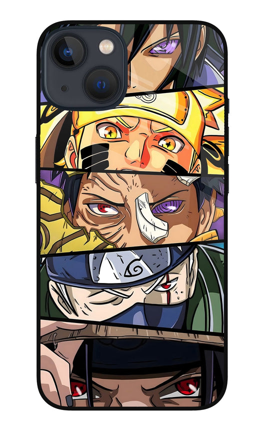 Naruto Character iPhone 13 Mini Glass Case