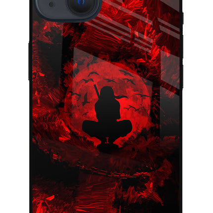 Itachi Uchiha iPhone 13 Mini Glass Case Back Cover by Casekaro