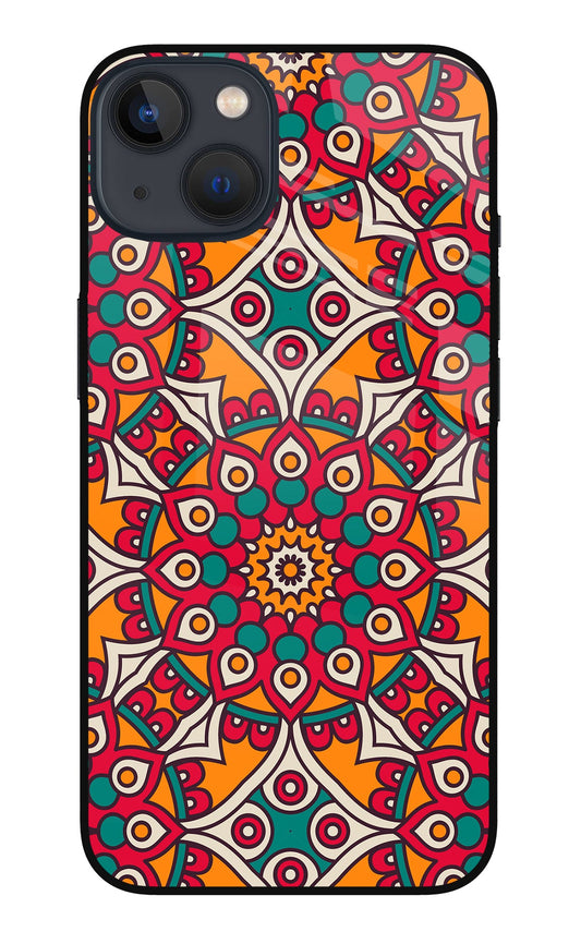 Mandala Art iPhone 13 Mini Glass Case