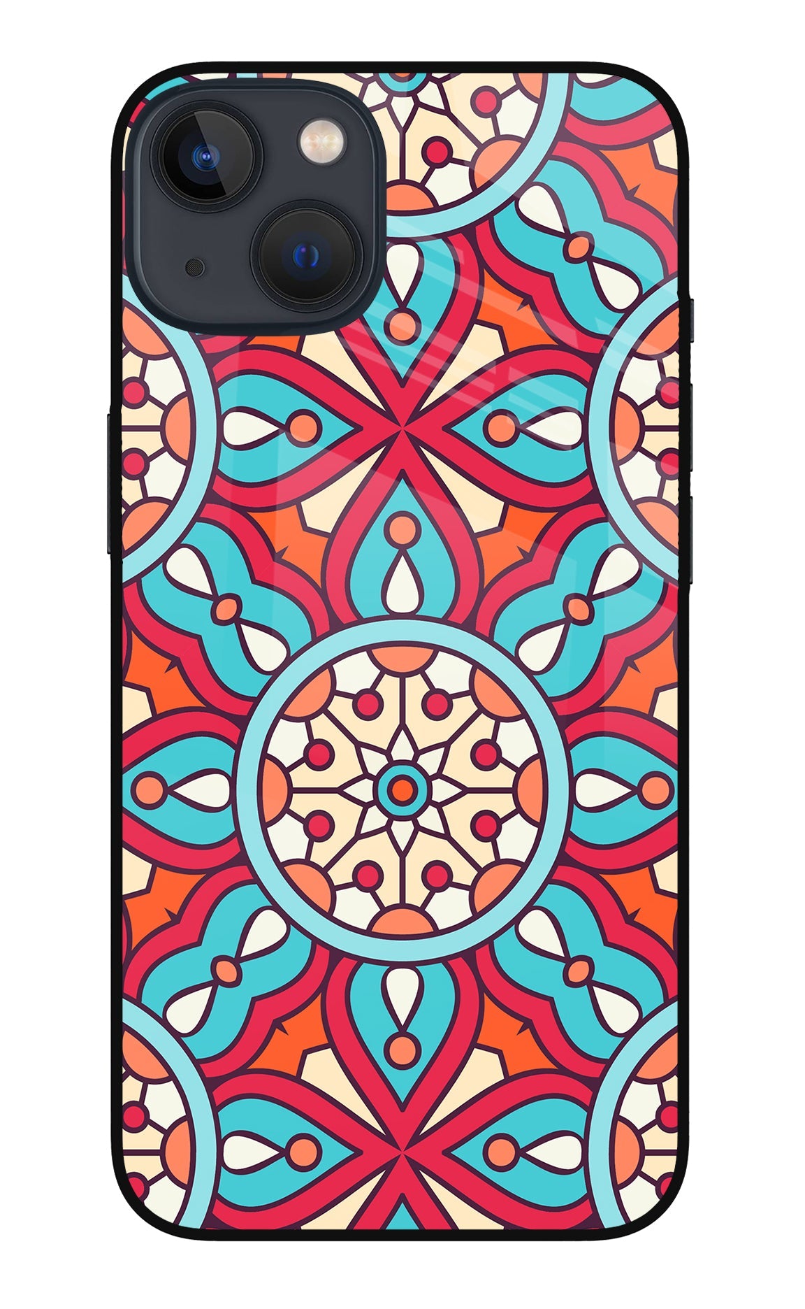 Mandala Geometric iPhone 13 Mini Back Cover