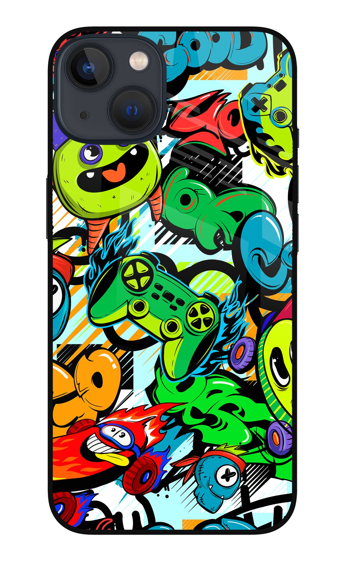 Game Doodle iPhone 13 Mini Back Cover