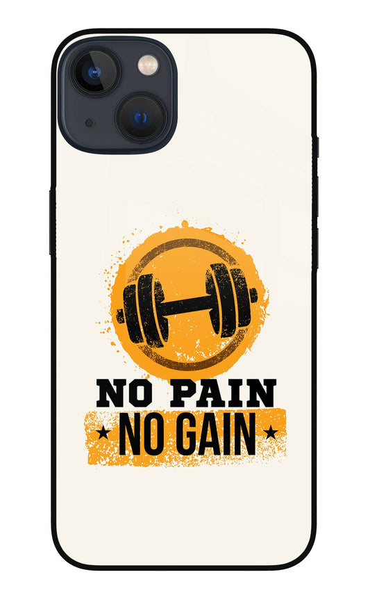 No Pain No Gain iPhone 13 Mini Glass Case