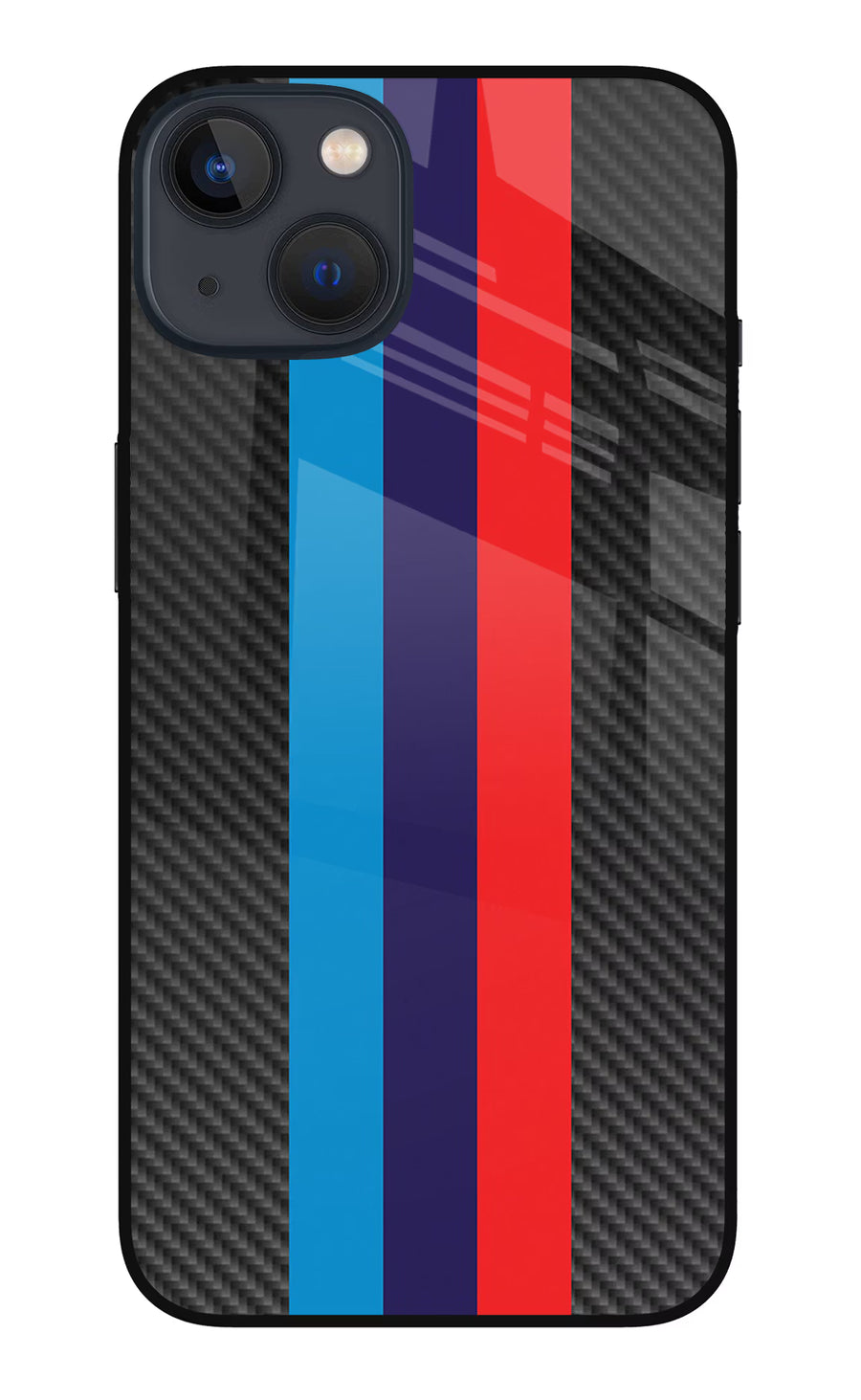 BMW Stripes Pattern iPhone 13 Mini Back Cover, Metal case